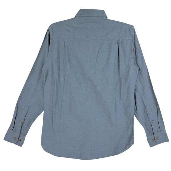 Mutual Weave Men's Long Sleeve Flap Pockets Collared Blue Shirt Size Small NWT - Picture 2 of 10